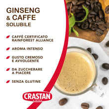 Carica l'immagine nel visualizzatore di Gallery, Crastan Ginseng e Caffe Preparato Solubile per Bevanda, 200g