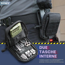 Carica l'immagine nel visualizzatore di Gallery, WYNEX Porta Cellulare da Cintura,Molle Funda Movil, Tactica EDC Pouch, Porta Telefono per Cinturone Táctico, Zaino e Gil