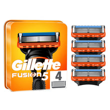 Carica l'immagine nel visualizzatore di Gallery, Gillette Fusion5 Lamette di Ricambio per Rasoio da Uomo (4 lamette)