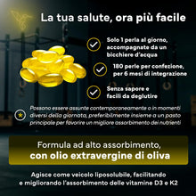 Carica l'immagine nel visualizzatore di Gallery, Vitamina D3 K2 - Alto Dosaggio y Assorbimento - Vitamina D3 2.000 U.I.