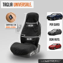Carica l'immagine nel visualizzatore di Gallery, LIONSTRONG® Coprisedili anteriori [IMPERMEABILE] - Poliestere