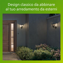 Carica l'immagine nel visualizzatore di Gallery, PHILIPS Creek Applique LED da esterno, Alluminio, Nero