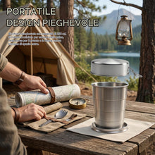 Carica l'immagine nel visualizzatore di Gallery, Confezione da 2 Bicchiere Pieghevole, 250 ml Tazza Portatile