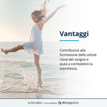 Carica l'immagine nel visualizzatore di Gallery, Metagenics FerroDyn - Ferro Bisglicinato e Folato - 90 Capsule