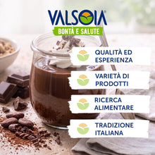 Carica l'immagine nel visualizzatore di Gallery, Valsoia - Il Fondente 100% Vegetale, Ricco di Gusto, Fonte di Calcio e Vitamine, Naturalmente Senza Lattosio, Ideale per