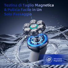 Carica l'immagine nel visualizzatore di Gallery, kensen Rasoio Elettrico Testa Calva Uomo 7D Rasoio Testa Calva