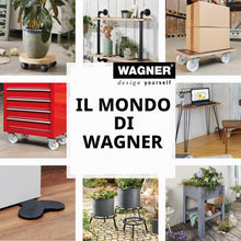 Carica l'immagine nel visualizzatore di Gallery, WAGNER Carrello per piante MAXIGRIP Ø 38 x 11 cm I Portavaso per interni ed esterni I Carrello in legno FSC® con 2 Ruote