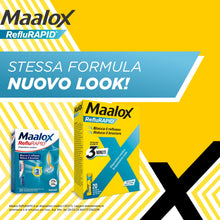 Carica l'immagine nel visualizzatore di Gallery, Maalox Reflurapid Blocca il Reflusso Gastroesofageo, Riduce Bruciore e Acidità di Stomaco, anche in Gravidanza - con Bic