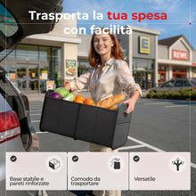 Carica l'immagine nel visualizzatore di Gallery, achilles Organizer Bagagliaio Auto Pieghevole - 35L XL Organizer Bagagliaio con Tasche Extra e Pareti Rinforzate - Organ