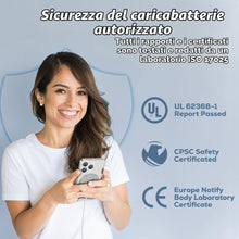 Carica l'immagine nel visualizzatore di Gallery, Caricatore Wireless Magnetico 2 in 1 – Design Ultra Sottile in Lega di Alluminio Compatibile con iPhone 16/15/14/13/12 (