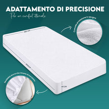 Carica l'immagine nel visualizzatore di Gallery, Coprimaterasso Impermeabile 160 x 200 cm, Altezza 30 cm