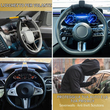Carica l'immagine nel visualizzatore di Gallery, Bloccasterzo Auto Antifurto Meccanico a T, Blindosterzo Auto Universale con 2 Chiavi, Antifurto Auto Resistente per Furg