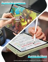 Carica l'immagine nel visualizzatore di Gallery, MEKO Penna Touchscreen Magnetico 3 in 1 Penna per Tablet con Punte in Fibra, Gomma e Disco, compatibile con tablet/telef
