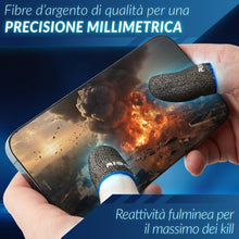 Carica l'immagine nel visualizzatore di Gallery, Gaming Finger Sleeves 10 Pezzi - Scorrimento Perfetto su Touchscreen