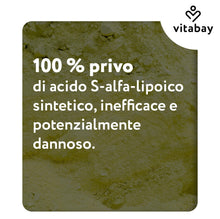 Carica l'immagine nel visualizzatore di Gallery, Vitabay Acido R-Alfa Lipoico 300 mg – 120 capsule vegane – R-ALA puro