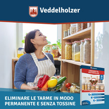 Carica l'immagine nel visualizzatore di Gallery, Veddelholzer 10 trappole per tarme da cibo con feromone, combatte efficacemente le tarme del cibo, monitoraggio delle ta