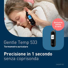 Carica l'immagine nel visualizzatore di Gallery, OMRON Gentle Temp 533 Termometro auricolare bambini e neonati preciso