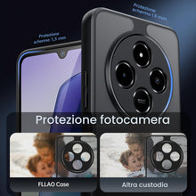 Carica l'immagine nel visualizzatore di Gallery, FLLAO Opaca Cover for Xiaomi Redmi 14C / Poco C75 con 2 Tempered Glass