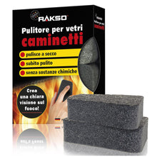 Carica l'immagine nel visualizzatore di Gallery, RAKSO Pulitore per vetri e caminetti e stufe Spugna – Pulitore caminetti – stufe e pulitore per vetri caminetti – 2 pezz