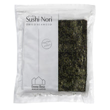 Carica l'immagine nel visualizzatore di Gallery, Emma Basic - Premium Sushi Nori 40 fogli interi | Giovane e croccante | Ricco di proteine | Ad alto contenuto di fibre