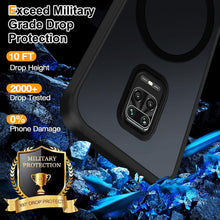 Carica l'immagine nel visualizzatore di Gallery, Tawarror Cover Magnetica per Xiaomi Redmi Note 9S/ Note 9 Pro, Traslucida Opaca Custodia per Redmi Note 9S PC Posteriore