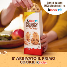 Carica l'immagine nel visualizzatore di Gallery, Kinder Crunchy, Cookies Gusto Kinder, Confezione da 136g