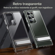 Carica l'immagine nel visualizzatore di Gallery, ESR Cover con cavalletto per Samsung Galaxy S23 Ultra, Trasparente