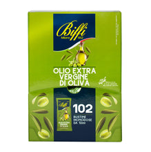 Carica l'immagine nel visualizzatore di Gallery, Biffi Olio Extra Vergine di Oliva Monodose, 102 Bustine Monoporzione da 10ml