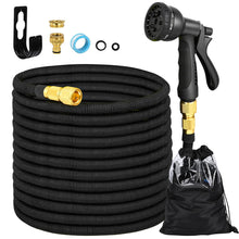 Carica l'immagine nel visualizzatore di Gallery, Tubo da Giardino Acqua Flessibile Estensibile 30m, 8 Funzioni di Spruzzo Tubo Acqua con Connettore in Ottone da 1/2" e 3