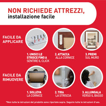 Carica l'immagine nel visualizzatore di Gallery, Command Strisce Appendiquadri, Grandi, 14 Paia (28 Strisce)