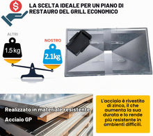 Carica l'immagine nel visualizzatore di Gallery, Vassoio di Ricambio per Grasso con Lunghezza Regolabile (61-68,6 cm) per Griglie di Biltema, Lucifer, Napolean, Landmann