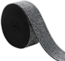 Carica l'immagine nel visualizzatore di Gallery, IPEA Elastico per Cucito LUREX - Corda Elastica da Cucire - 10 METRI - Made in Italy - Nastro Elastico da Cucito 40 mm Brillante per Accessori, Vestiti, Gonne, Borse, Cinture - Fettuccia - Argento