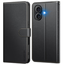 Carica l'immagine nel visualizzatore di Gallery, SineOrdo Cover compatible con iPhone 17 Custodia, Custodia iPhone 17 Cover Libro Portafoglio Folio Pelle Flip Stand Case