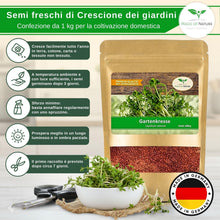 Carica l'immagine nel visualizzatore di Gallery, Magic of Nature: 1kg Semi di Crescione - Formato Scorta