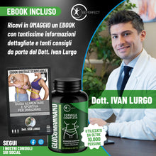 Carica l'immagine nel visualizzatore di Gallery, Glucomannano Forte Purificato 4000mg 180Cps - Contro la Fame Nervosa Arrichito con Cromo e Vitamina B3 per Metabolismo, 
