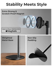 Carica l'immagine nel visualizzatore di Gallery, Cooper MagStand - Supporto per iPhone Regolabile per Scrivania Magnetico | Magsafe Stand per iPhone 17 (Pro Max)16/15/14