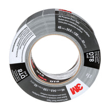 Carica l'immagine nel visualizzatore di Gallery, 3M Nastro adesivo telato universale DT8, Argento, 48 mm x 23 m, 0.2 mm, confezionati singolarmente