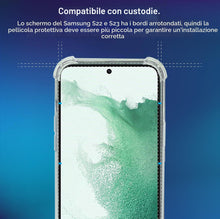 Carica l'immagine nel visualizzatore di Gallery, Vetro Temperato per Samsung S22 5G [2 Pezzi] Vetrino Protettivo Pellicola Protezione Schermo