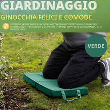 Carica l'immagine nel visualizzatore di Gallery, BLOSTM Cuscino per inginocchiarsi da Giardino Extra Spesso, Grande, Pieghevole, con Manici, in Memory Foam ad Alta densi