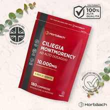 Carica l'immagine nel visualizzatore di Gallery, Montmorency Cherry 10000 mg - 180 Compresse Vegane per 6 Mesi