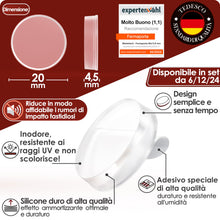 Carica l'immagine nel visualizzatore di Gallery, WEIDEBACH® 6x discreto fermaporta maniglia trasparente