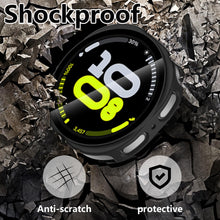 Carica l'immagine nel visualizzatore di Gallery, 5 Pezzi Cover Compatibile Con Samsung Galaxy Watch 9/8 40mm,Copertura Completa Custodia Rigida Pc, Hd Clear Pellicola Pr