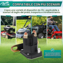 Carica l'immagine nel visualizzatore di Gallery, 812-1211-211 Interruttore A Relè Solenoide 12 V 3 terminali per trattorini falciatrici MTD 725-1426 925-1426 925-1426A 7