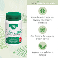 Carica l'immagine nel visualizzatore di Gallery, ESI - Le Dieci Erbe, Integratore Alimentare Vegetale con Tarassaco, Lassativo Naturale Contro Stitichezza, Costipazione 