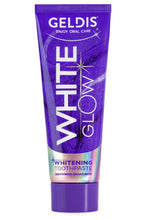 Carica l'immagine nel visualizzatore di Gallery, GELDIS White Glow Dentifricio Sbiancante, 75 ml, per Macchie Superficiali e Sorriso Luminoso, con Perlite, Silice e Idro
