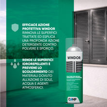 Carica l'immagine nel visualizzatore di Gallery, CAMP Windor Spray - Pulitore Ravvivante Protettivo, Pulisci Persiane, Finestre, Infissi e Serramenti in PVC - Ideale per