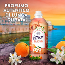Carica l'immagine nel visualizzatore di Gallery, Lenor Ammorbidente Lavatrice Concentrato Essenze d’Italia, 216 Lavaggi (8x25), Siracusa, Note Di Arancia e Zagara, Profu
