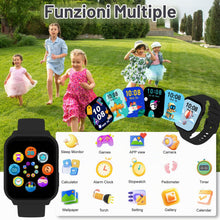 Carica l'immagine nel visualizzatore di Gallery, Smartwatch Bambini, Orologio Smartwatch Bambini con Monitor del Sonno, Contapassi, 1,83" HD,18 Giochi, Allarme, Nessun t