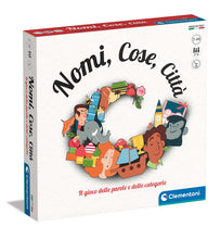 Carica l'immagine nel visualizzatore di Gallery, Clementoni - Nomi Cose e Città, Gioco da Tavolo con 29 Carte Categoria, per Bambini dai 7 Anni in Su e Tutta la Famiglia, 2-6 Giocatori, Idea Regalo Made in Italy, Lingua Italiana, 16634