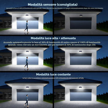 Carica l'immagine nel visualizzatore di Gallery, SIGRILL Luce Solare LED Esterno, 2 Pezzi Faretto LED da Esterno con Sensore di Movimento, 150LED Lampada Solare da Ester